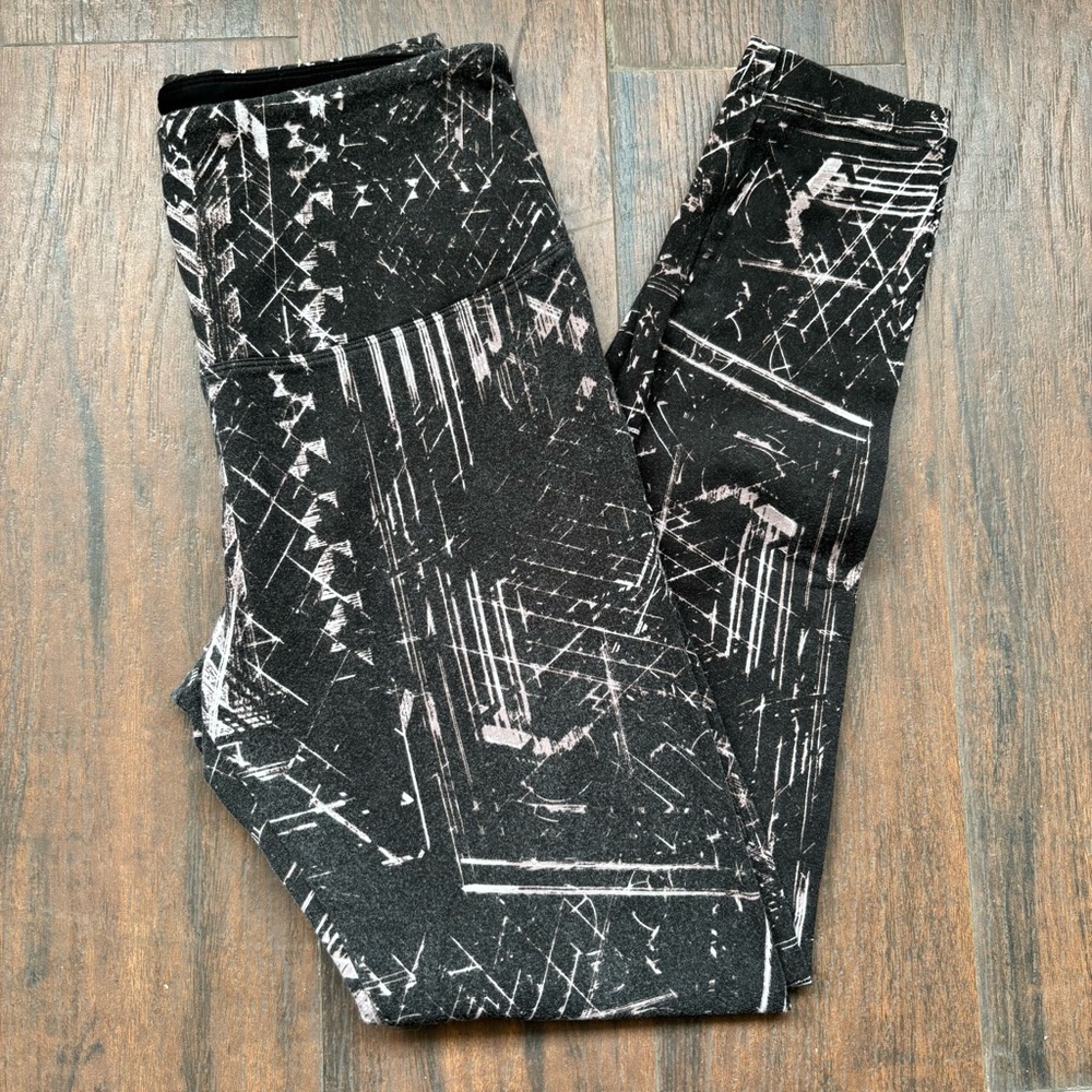 Lysse Abstract Patterned Leggings Size Small - image 7